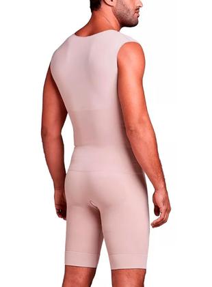 Imagem de Cinta Pós-Cirúrgica Plié 050343 Masculina Compression Macaquinho Poliamida T. P/GG