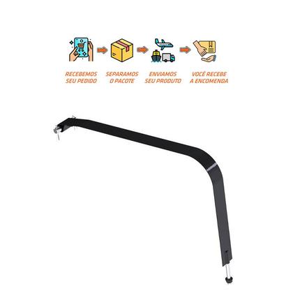 Imagem de Cinta Tanque Plástico 150l Mb Accelo 709 / 912 Aço Preto Par