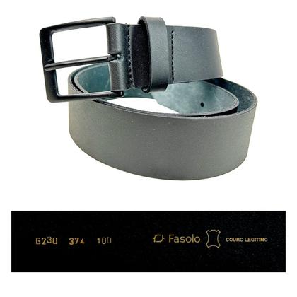 Imagem de Cinto 100% Couro Fasolo Largo Fivela Especial