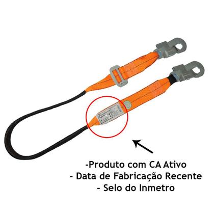 Imagem de Cinto 5 Pontos + Talabarte Posicionamento Poste Eletricista