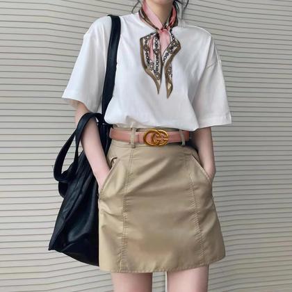 Imagem de Cinto Aurolan, moda feminina clássica, couro com fivela de metal