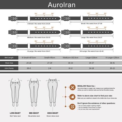 Imagem de Cinto Aurolan, moda feminina clássica, couro com fivela de metal