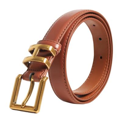 Imagem de Cinto Aurolan, moda feminina clássica, couro com fivela de metal