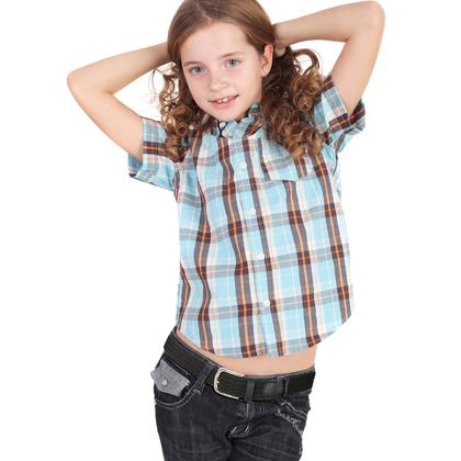 Imagem de Cinto AWAYTR Kids Elástico Trançado com Fivela Elástica Preta Elástica