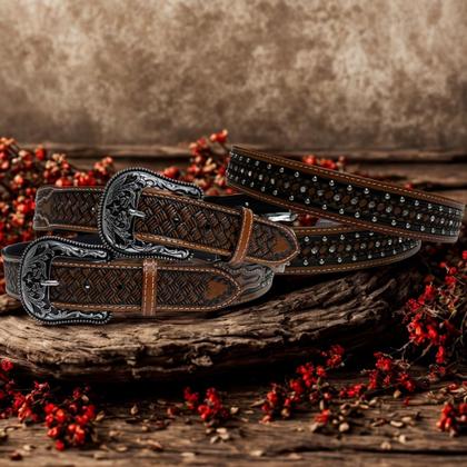 Imagem de Cinto Country Masculino Com Strass Oklahoma Country