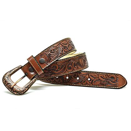 Imagem de Cinto Couro Masculino Feminino Atrevidu's Country Artesanal