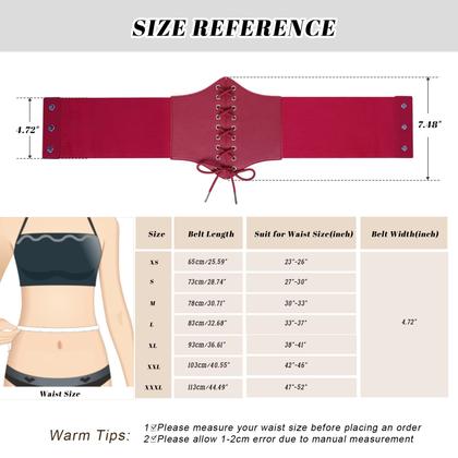 Imagem de Cinto de cintura JASGOOD, espartilho elástico com cadarço para mulheres