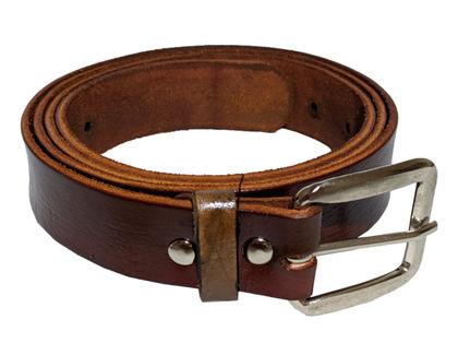 Imagem de Cinto De Couro Masculino Social Casual Fivela Metal