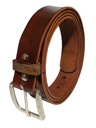 Imagem de Cinto De Couro Masculino Social Casual Fivela Metal