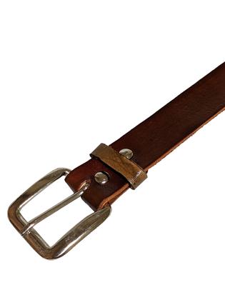 Imagem de Cinto De Couro Masculino Social Casual Fivela Metal