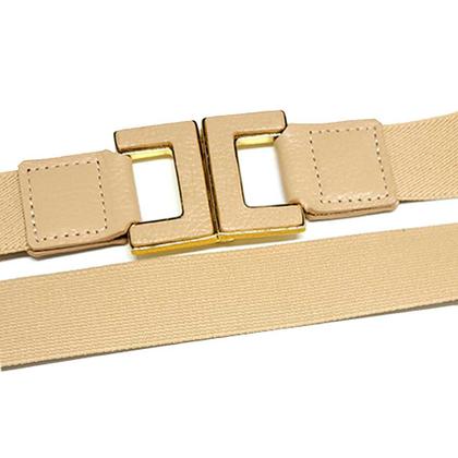 Imagem de Cinto de elástico largo feminino couro vestido camisa plus