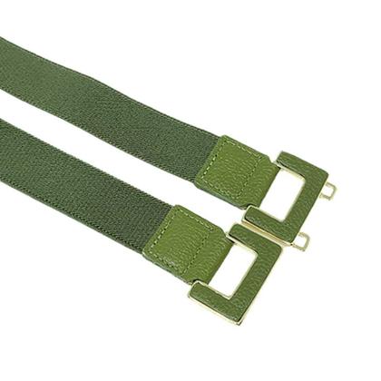 Imagem de Cinto de elástico largo feminino couro vestido camisa plus