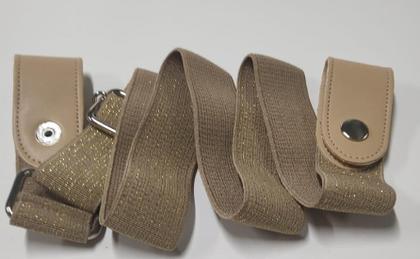 Imagem de Cinto de elástico sem fivela ajustável unissex feminino masculino plus