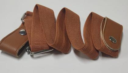 Imagem de Cinto de elástico sem fivela ajustável unissex feminino masculino plus