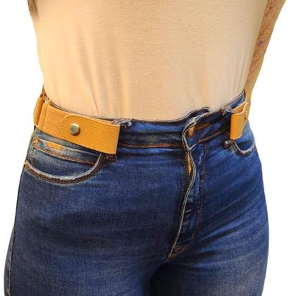Imagem de Cinto de elástico sem fivela ajustável unissex feminino masculino plus