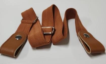 Imagem de Cinto de elástico sem fivela ajustável unissex feminino masculino plus