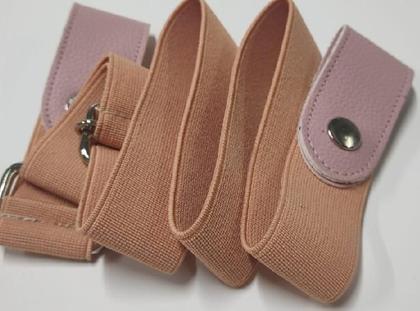 Imagem de Cinto de elástico sem fivela ajustável unissex feminino masculino plus