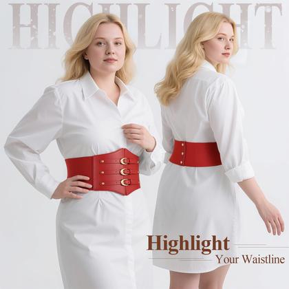 Imagem de Cinto de espartilho feminino JKEEMI, largo, elástico, elástico, cintura elástica