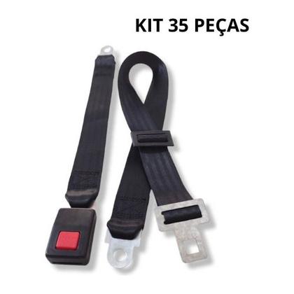 Imagem de Cinto De Segurança 2 Pontas Simples Kit 35 Peças