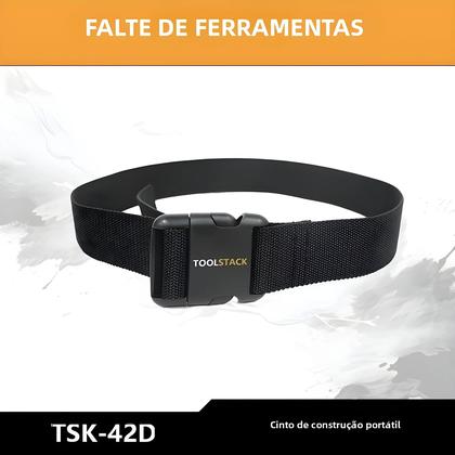 Imagem de Cinto De Trabalho Ajustável Em Tecido Oxford Resistente, Bolsa Protetora Universal Para Ferramentas