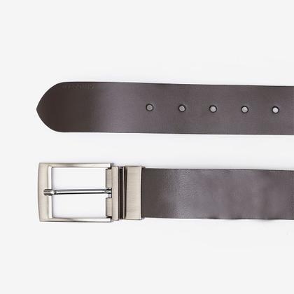 Imagem de Cinto Dupla Face Largo Metropolitan Preto/Café