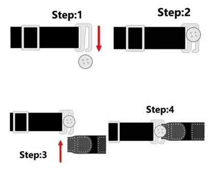 Imagem de Cinto Elástico Segura Camisa Unissex Ref:959