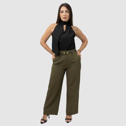 Imagem de Cinto Elegante Feminino Fino material sintético Com Passante Triplo