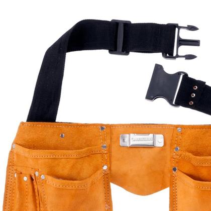 Imagem de Cinto em Couro para Ferramentas com 11 Bolsos 9FT EDA