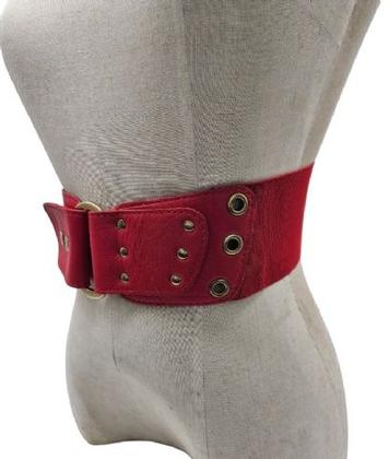 Imagem de Cinto Faixa Couro Elástico Acenturar Vestido Qualidad ED027