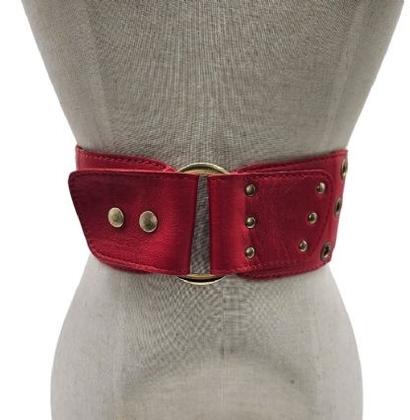 Imagem de Cinto Faixa Couro Elástico Acenturar Vestido Qualidad ED027