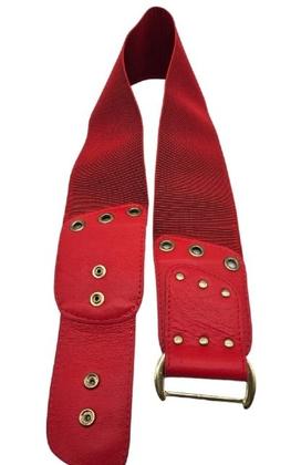 Imagem de Cinto Faixa Couro Elástico Acenturar Vestido Qualidad ED027