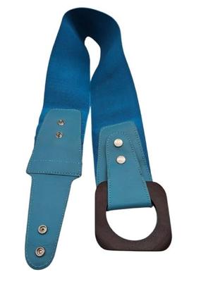 Imagem de Cinto faixa couro elástico larga acenturar vestido MA112