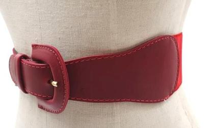 Imagem de Cinto faixa feminino elástico fivela encapada vestido ED201