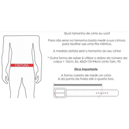Imagem de Cinto fasolo elástico plus size masculino ref: fas6188