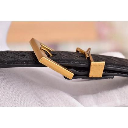 Imagem de Cinto Feminino de Couro Luxo 2,8cm - Acessório de Moda Clássico