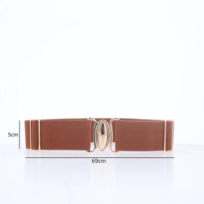 Imagem de Cinto Feminino de Elástico com Fivela Metalizada