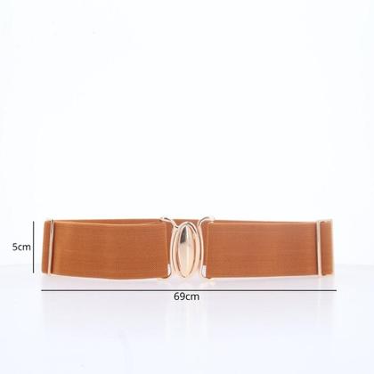 Imagem de Cinto Feminino de Elástico com Fivela Metalizada