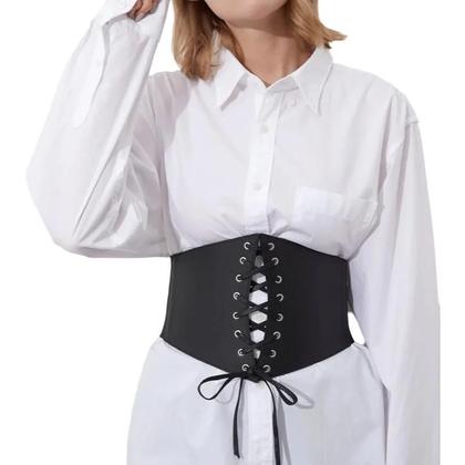 Imagem de Cinto Feminino Largo Com Elástico E Laço Cruzado, Faixa Floral Da Moda