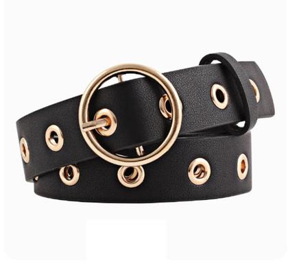 Imagem de Cinto Feminino Moda Fivela Dourado Fashion Acessórios Modelo MZS-2165