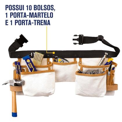 Imagem de Cinto Ferramentas em Lona Com 10 Bolsos IW14086 Irwin 