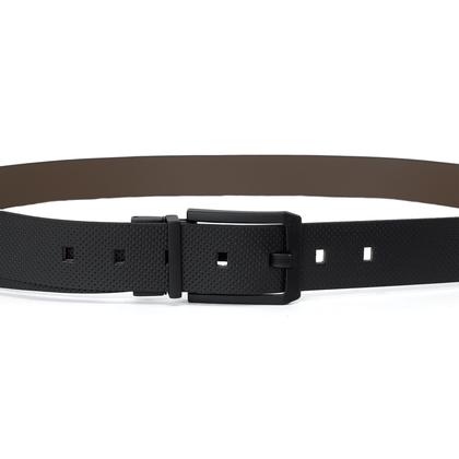 Imagem de Cinto Masculino Casual Fasolo Reversível Dupla Face Couro Legítimo Confortável