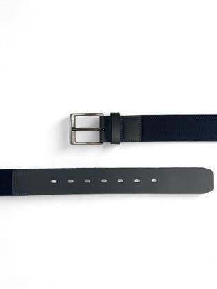 Imagem de Cinto Masculino Com Elástico Couro Legítimo Fasolo Casual