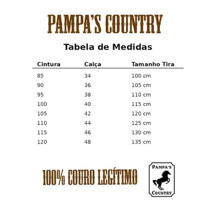 Imagem de Cinto Masculino Couro Fivela Cruz Trabalhada Estilo Country de Estrela