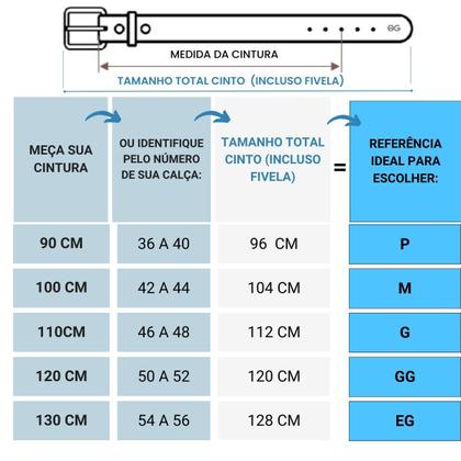 Imagem de Cinto Masculino Couro Legítimo Elástico Esportivo Plus Size