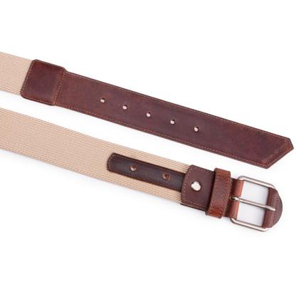 Imagem de Cinto Masculino Couro Legítimo Elástico Esportivo Plus Size