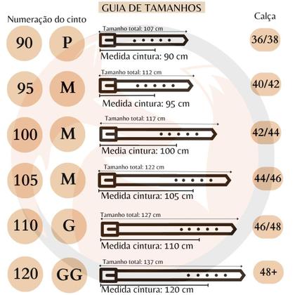 Imagem de Cinto Masculino Couro Legítimo Preto ou Marrom Marca BELLVOLPE