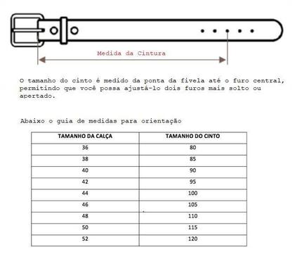 Imagem de Cinto Masculino de Couro Com Elástico Casual Presente