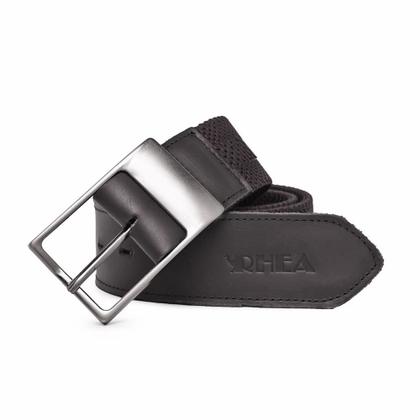 Imagem de Cinto Masculino de Elastico com Couro Largo Premium Estiloso Confortável