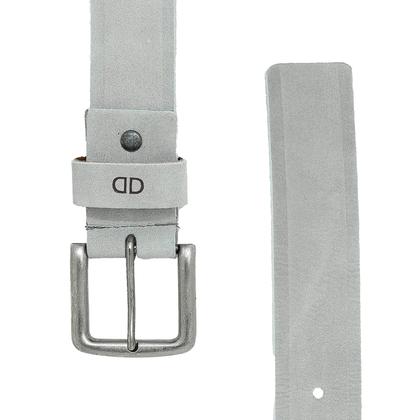 Imagem de Cinto Masculino Democrata Garage Couro Casual Largo Fivela Confortável Ajustável