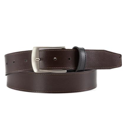 Imagem de Cinto Masculino Dupla Face Ajustável Fivela Removível Para Todos os Estilos